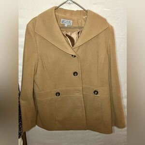 Tan Coat, Women’s XL, JM Collection, NWOT